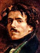 Selbstportrat, Detail Eugene Delacroix
